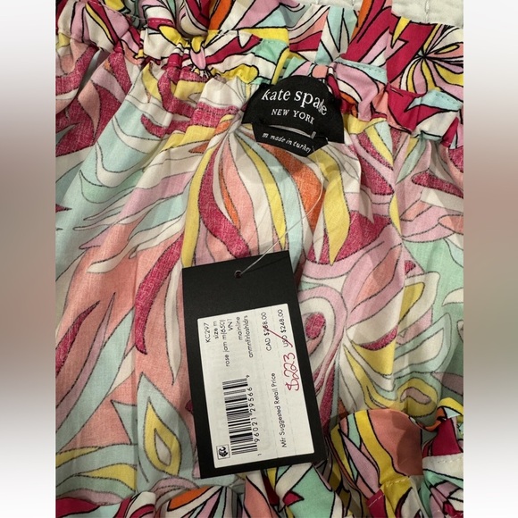 Kate Spade Anemone Floral Off the Shoulder Dress, M, NWT - Picture 4 of 4